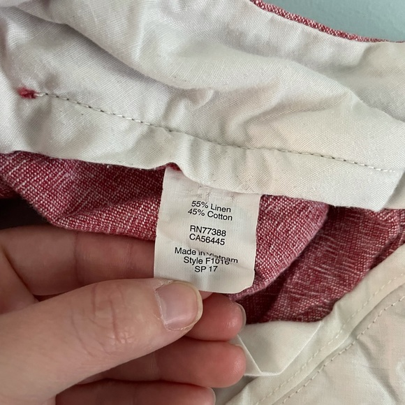 Jcrew red shorts. Size 29w - Picture 9 of 9